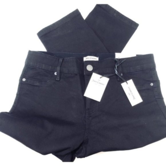 SOLD Juicy Couture Black Skinny Capris Jeans - Picture 4 of 8
